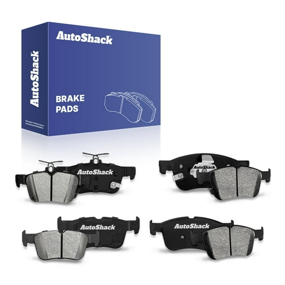 AutoShack Front & Rear Ceramic Brake Pad Set for Ford & Lincoln, Escape 2020-2023 Bronco Sport 2021-2024 Maverick 2022-2024 Corsair 2020-2023, AWD FWD L3 1.5L L4 2.0L 2.3L 2.5L