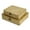 Natural Color, variant on Set Of 2 Flat Woven Wicker Storage Bins With Lid Natural Seagrass Basket Multipurpose Organizer Boxes For Shelves Home Organization