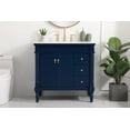 thumbnail image 7 of Elegant Decor Lexington 36" Solid Wood Single Bathroom Vanity in Vintage Mint, 7 of 7