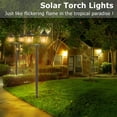 thumbnail image 4 of YUNAFFT Solar Dusk to Dawn Outdoor Post Light with IP65 Waterproof, Hexagon 2-Head Modern Street Light with Sensor for Patio, Backyard, Garden, 4 of 9