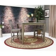 thumbnail image 2 of Linon Home Decor Persian Treasures Area Rug Collection, Black and Cream, 5' x 7.6', 2 of 5