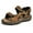 Brown, variant on LASUDRAA Mens Sandals Beach Shoes Fisherman Shoes Hook & Loop Outdoor