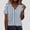 Navy(New), variant on PNTUTB Summer Casual Women's Versatile Trend Fashion Printed V Neck Loose Comfortable Short Sleeve T Shirt