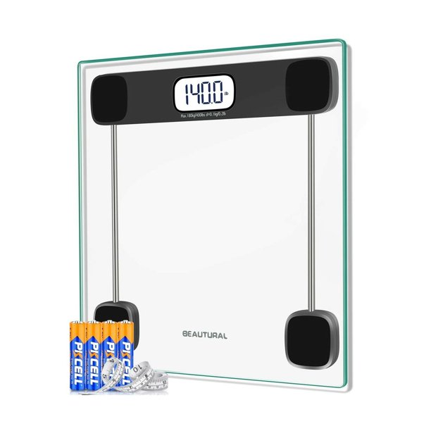 Beautural Precision Digital Body Weight Bathroom Scale With Lighted Display Walmart Com Walmart Com