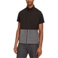 thumbnail image 1 of Kenneth Cole Mens Mesh-Layer Sweater Vest, Black, X-Large, 1 of 1