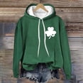 thumbnail image 4 of Womens Sweaters St. Patrick's Day Irish American Flag Hoodie Funny Graphic Casual Long Sleeve Sweatshirt 3Xl Size Sweaters For Women, 4 of 6