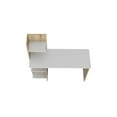 thumbnail image 6 of We Have Furniture Desk Wichita, Four Shelves, Light Oak / White Finish, 6 of 6