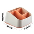 thumbnail image 4 of JilgTeok 5 Packs Desktop Stationery Storage Box with Compartments Desk Organizer Make Up Box Lipstick Rack Multi-purpose Container for Home Office Desk Supplies Clearance, 4 of 6