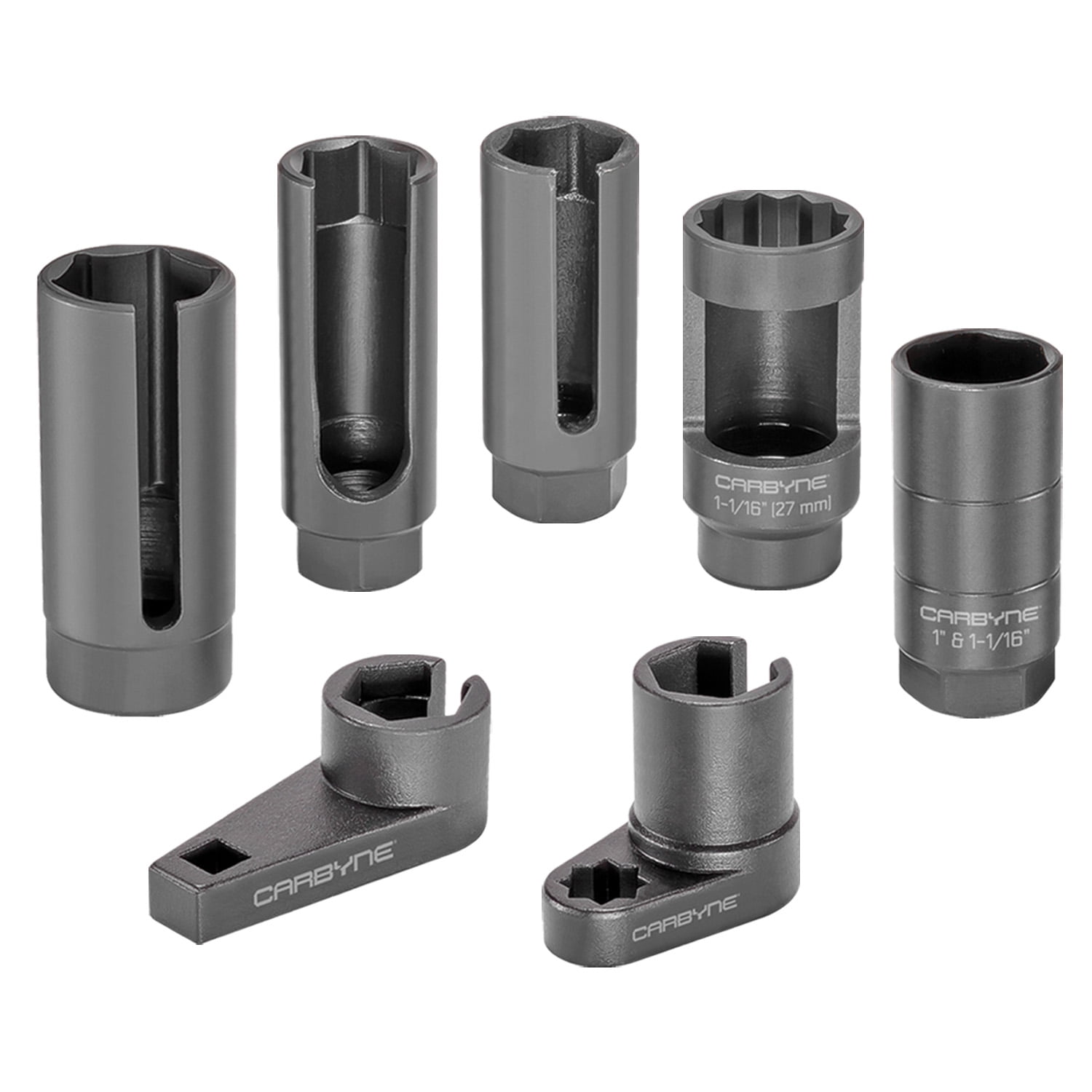 CARBYNE Oxygen (O2) Sensor & Sending Unit Socket Set, 7 Piece
