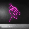 thumbnail image 2 of Glowneon Monstera Face Girl Abstract Neon Sign, Monstera Tropical Led, 2 of 4