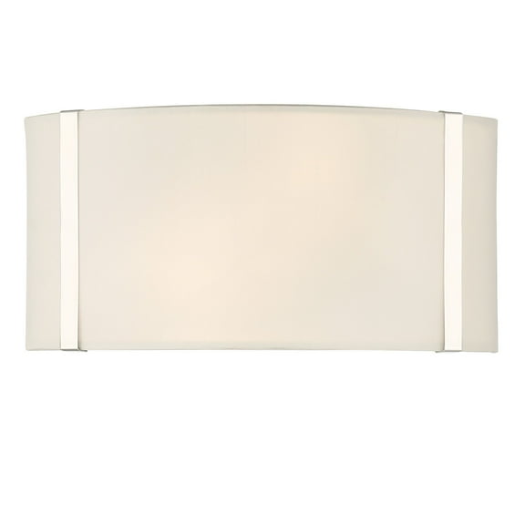 FUL-902-PN-Crystorama Lighting-Fulton - 2 Light Wall Mount-Polished Nickel Finish