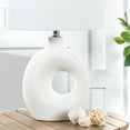 thumbnail image 3 of nuLOOM 23-inch Contemporary Ceramic Table Lamp, 22.5" H x 14" W x 8" D, White, 3 of 8