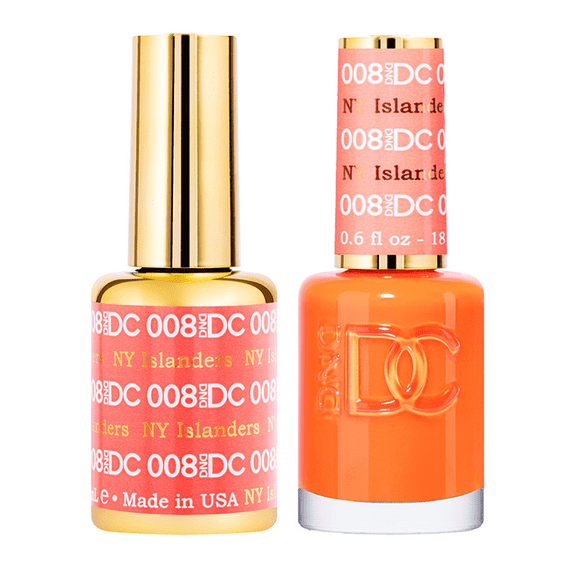 DND - DC Duo Soak off Gel & Matching nail polish - 008 NY Islanders