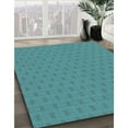 thumbnail image 2 of Ahgly Company Indoor Square Patterned Aquamarine Stone Green Area Rugs, 7' Square, 2 of 6
