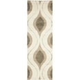 thumbnail image 6 of SAFAVIEH Florida Declan Geometric Swirls Shag Area Rug, Cream/Smoke, 5'3" x 7'6", 6 of 11