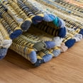 thumbnail image 6 of SAFAVIEH Rag Robynne Striped Cotton Runner Rug, Yellow/Multi, 2'3" x 8', 6 of 12