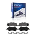thumbnail image 3 of Detroit Axle - Front Brake Kit for Land Rover Discovery Range Rover Sport LR4, 14.17" inch Disc Brake Rotors Ceramic Brakes Pads with Hardware Replacement, 3 of 7