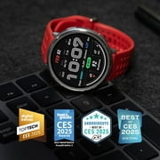 Amazfit Active 2 Smart Watch 44mm, GPS Maps with Direction, Fitness Tracker, 10 Day Battery, Sleep Monitor, 160+ Sport Modes, Water Resistant, for Android & Apple iPhone, Black Silicone