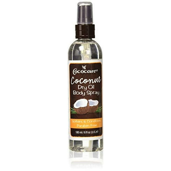 Cococare Coconut Dry Oil Body Spray, 6 fl oz (180 ml)