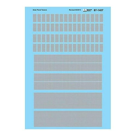 HO Textured Solar Panel, GE 72 Watt 20.8" x 47.3" Multi-Colored