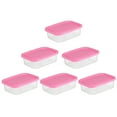 thumbnail image 3 of 1 Ensemble 6 Pcs 650ML Boîtes de Rangement Fruits Légumes Boîtes de Fast-Food Scellées, 3 of 5