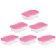 thumbnail image 3 of 1 juego de 6 cajas de almacenamiento de 650 ml para frutas y verduras, selladas para comida rápida., 3 of 6