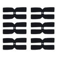 thumbnail image 4 of 6 Pieces Tennis Racket Balance Silicone H-shaped - Black, 4x2cm, 4 of 6