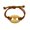 Yellow, variant on Fashionable Pigs Nose Resin With Customizable Fit Stretchable Trendy Bangle Accessory Ideal For Gifts