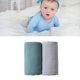 thumbnail image 2 of 2Pcs Lightweight Cotton Baby Towels Highly Absorbent Bath Essentials for Delicate Skin Rouge Red Flowers, 2 of 4