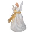 thumbnail image 2 of Kurt Adler 14.5" Gold and Ivory Pre-Lit Angel Christmas Tree Topper - Clear Lights, 2 of 6