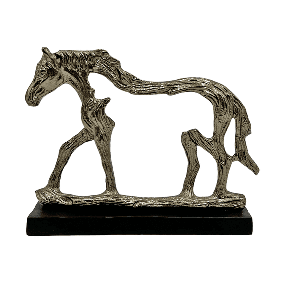 11" Aluminum Decorative Horse Sculpture