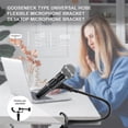 thumbnail image 5 of Microphone Stand Flexible Gooseneck Desk Clamp Holder Microphone Arm Recording Equipment for Meetin, 5 of 5