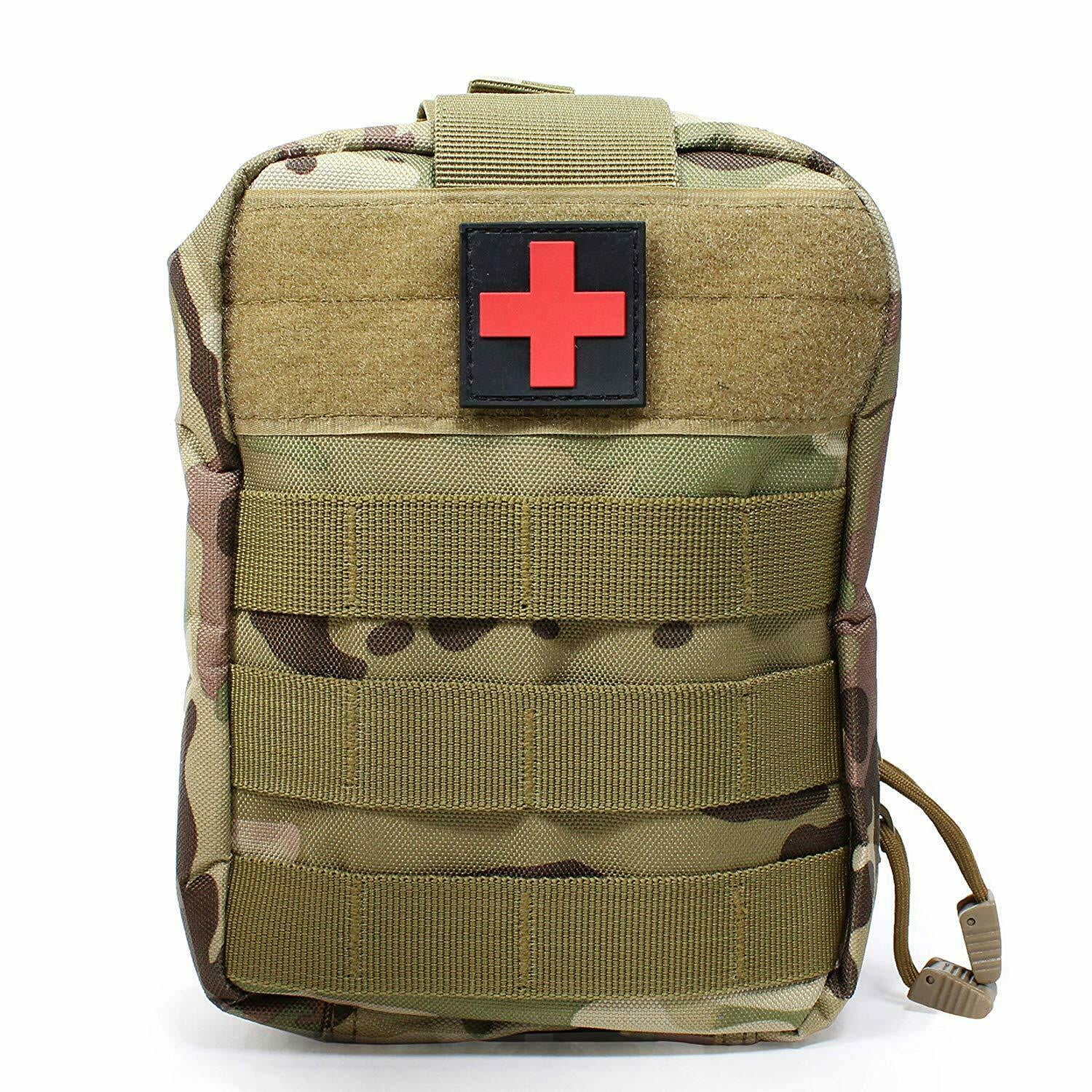 Molle Military IFAK First Aid Medical Bag Army EMT Accessory Tactical Pouch Tan 