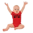 thumbnail image 3 of Grandmas Little Cub Grandchild Paws Romper Boys or Girls Infant Baby Brisco Brands 6M, 3 of 7