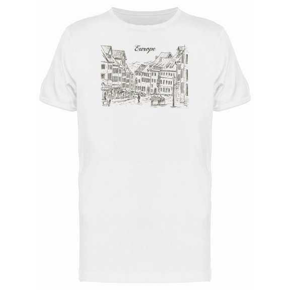 European Lovers City Sktech Tee Men's -Image by Shutterstock