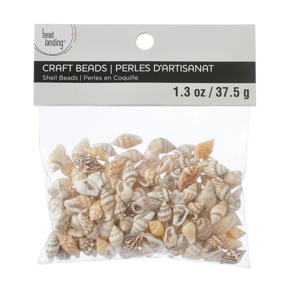 Bead Landing Shell Beads, 12 Pack