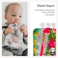 thumbnail image 3 of Set 3 Bolsas Exprimibles Twistshake, 220 ml, Diseños Frutales, Reutilizables, Libre de BPA, 3 of 7