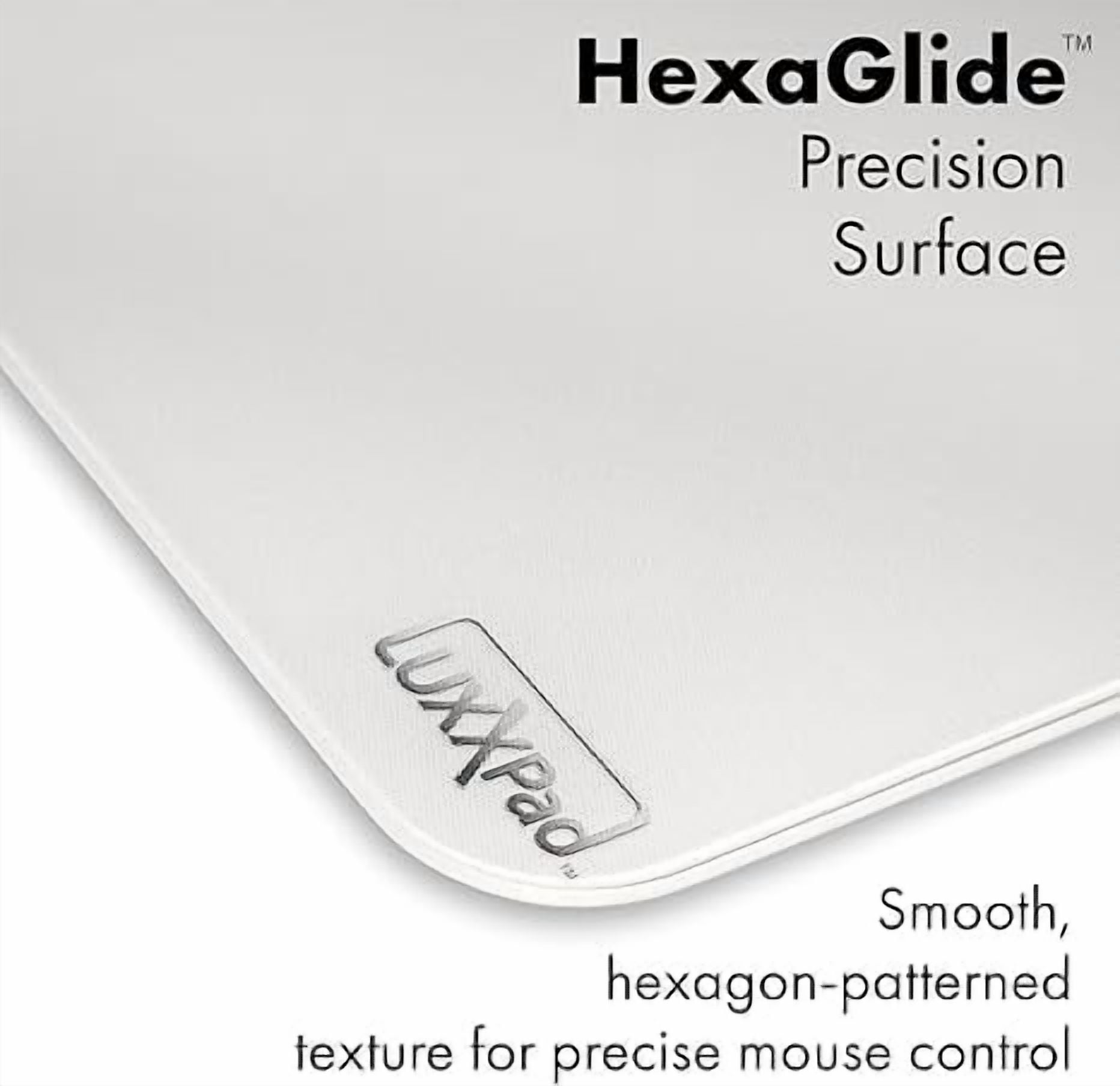 LuxxPad Tempered Glass Mouse Pad - Enhanced Precision for Gaming & Work, Durable & Scratch-Resistant, Colors (Black, 10" x 14")
