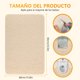 thumbnail image 2 of Tapete para Regadera Antiderrapante, Tapete para Baño, Tapete de Ducha PVC Loofah, Alfombrilla Antideslizante para habitación Absorbente (Beige), 2 of 4