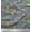 Bluish Violet, variant on Soimoi Green Cotton Duck Fabric Leaves & Buds Floral Print Fabric by Yard 42 Inch Wide