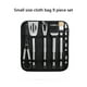 thumbnail image 4 of Juego De Herramientas Para Barbacoa De 9 Uds., Herramientas Para Asar A La Parrilla, Accesorios Para Barbacoa De Acero Inoxidable Con Bolsa De Almacenamiento, Accesorios Para Asar A La Parrilla Para Yuarrent OD013970-00, 4 of 6