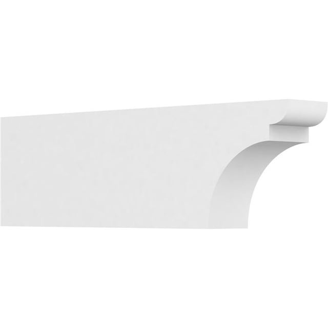 Ekena Millwork RFTP03X06X20YOR 6 x 3 x 20 in. Standard Yorktown Architectural Grade PVC Rafter Tail
