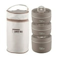 thumbnail image 3 of DOLITY Lunch Box Set Stackable Bento Box Snack Box Leak Stainless Steel Food Lunch 3PCS, 3 of 9