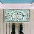 thumbnail image 4 of Boho Kitchen Rug, Teal Kitchen Rugs Farmhouse Style, Bohemian Rug, Kitchen Rugs and Mats Non-Skid Washable, Farmhouse Rugs for Kitchen Floor, Boho Kitchen Decor Accessories, Boho Kitchen Mat Set of 2, 4 of 6