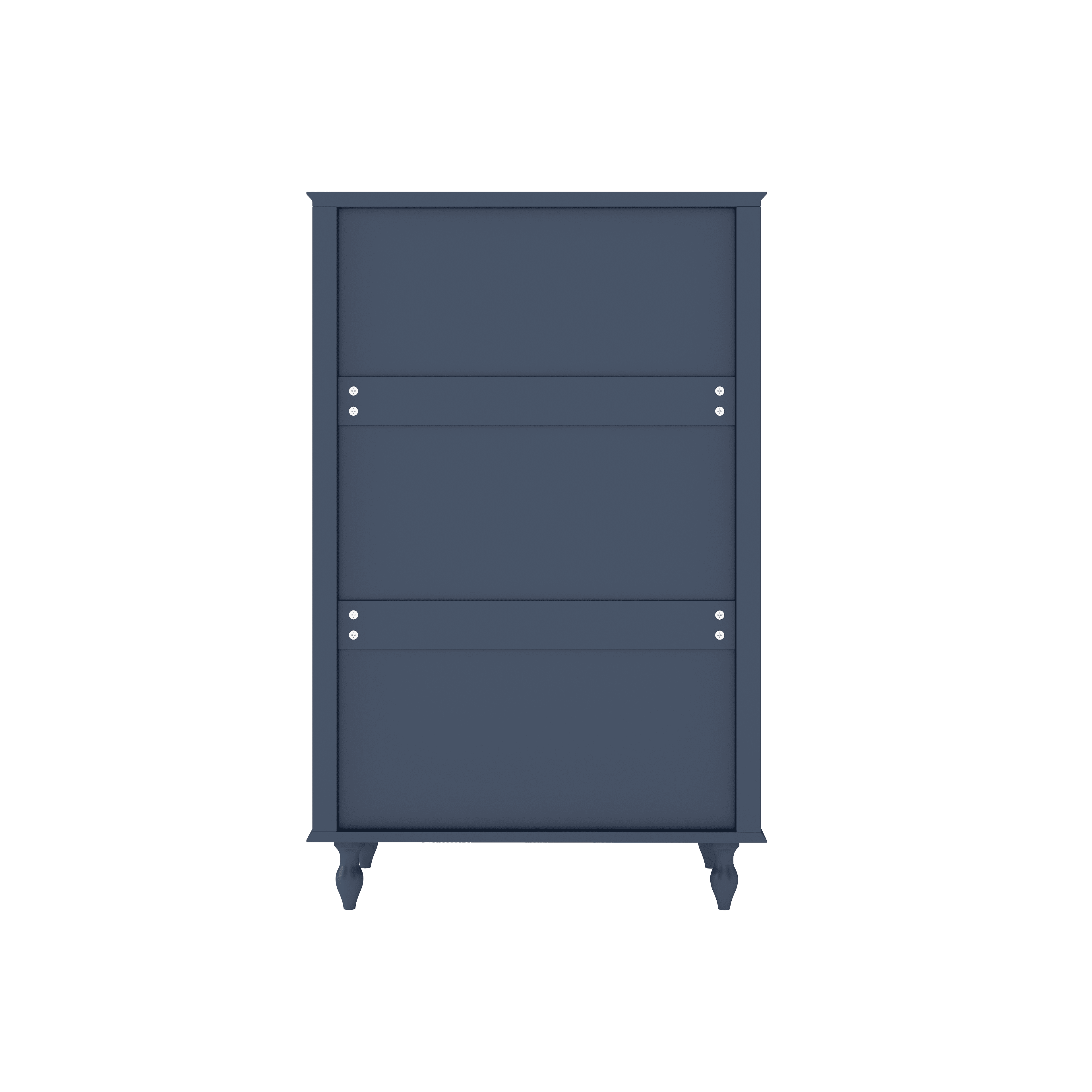 Aukfa 46.5" Ribbed Glass Door Sideboard Cabinet,Wood Sideboard Storage Cabinet w/ 2 Drawers for Dining Room Hallway Entryway,Blue