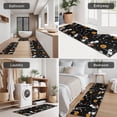 thumbnail image 5 of Black Halloween Dancing Skeletons Kitchen Rugs Sets Of 3,Kitchen Runner Rugs Non Skid Washable,Decorative Kitchen Floor Mats for Kitchen,Sink,Laundry,17"x30"+ 17"x47" + 17"x59", 5 of 6