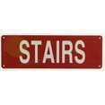 thumbnail image 3 of STAIRS SIGN -RB-(4x12,RED,ALUMINUM) -ref19722, 3 of 5