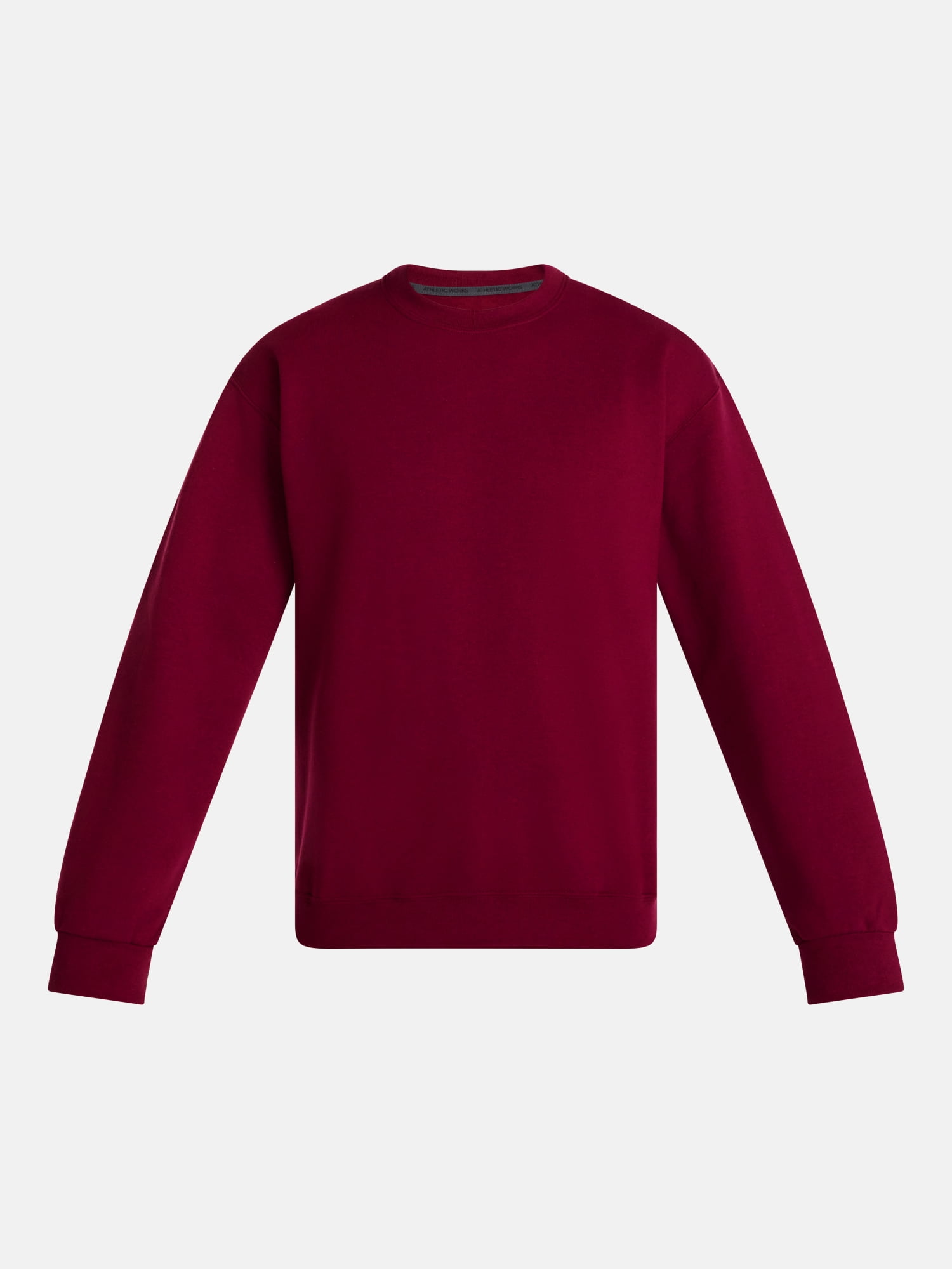 Athletic Works Men's Fleece Crewneck Sweatshirt, Sizes XS-4XLT
