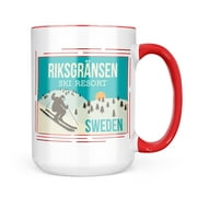 Neonblond Riksgr?nsen Ski Resort - Sweden Ski Resort Mug gift for Coffee Tea lovers