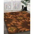 thumbnail image 2 of Ahgly Company Indoor Rectangle Patterned Mahogany Brown Area Rugs, 7' x 10', 2 of 6